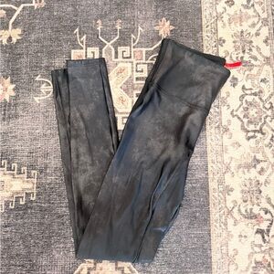 SPANX Shiny Black Leggings